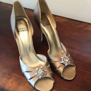 Stuart Weitzman Heels Open Toe Heel Size 9